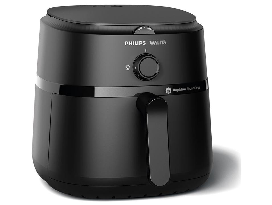 Air Fryer Philips Walita Série 1000 NA130/00 Preta com Timer 6,2L - 12