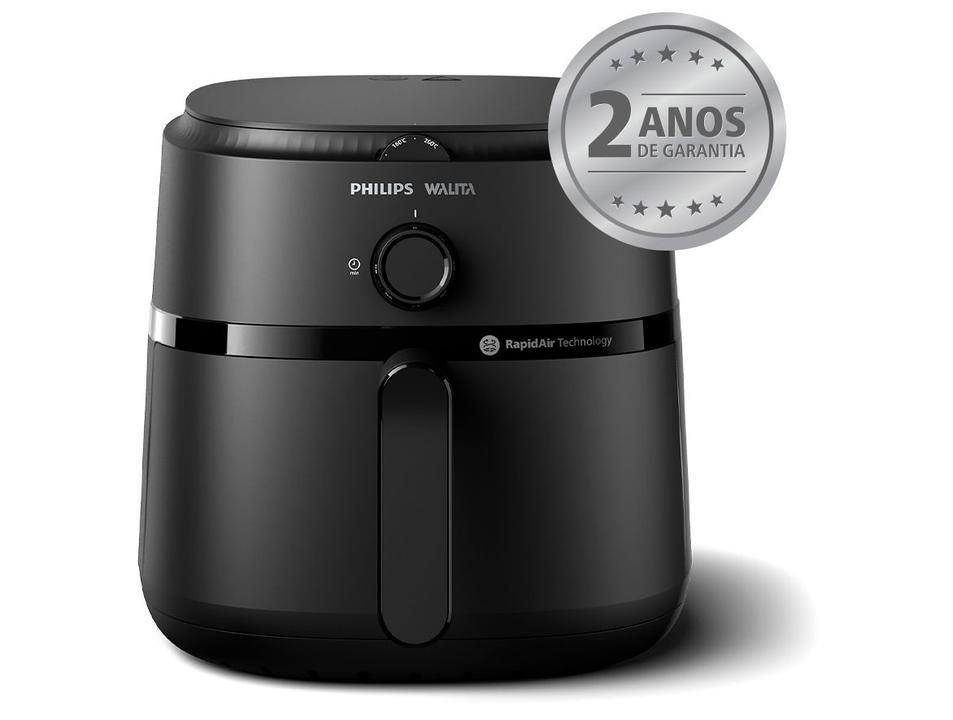 Air Fryer Philips Walita Série 1000 NA130/00 Preto com Timer 6,2L - 8
