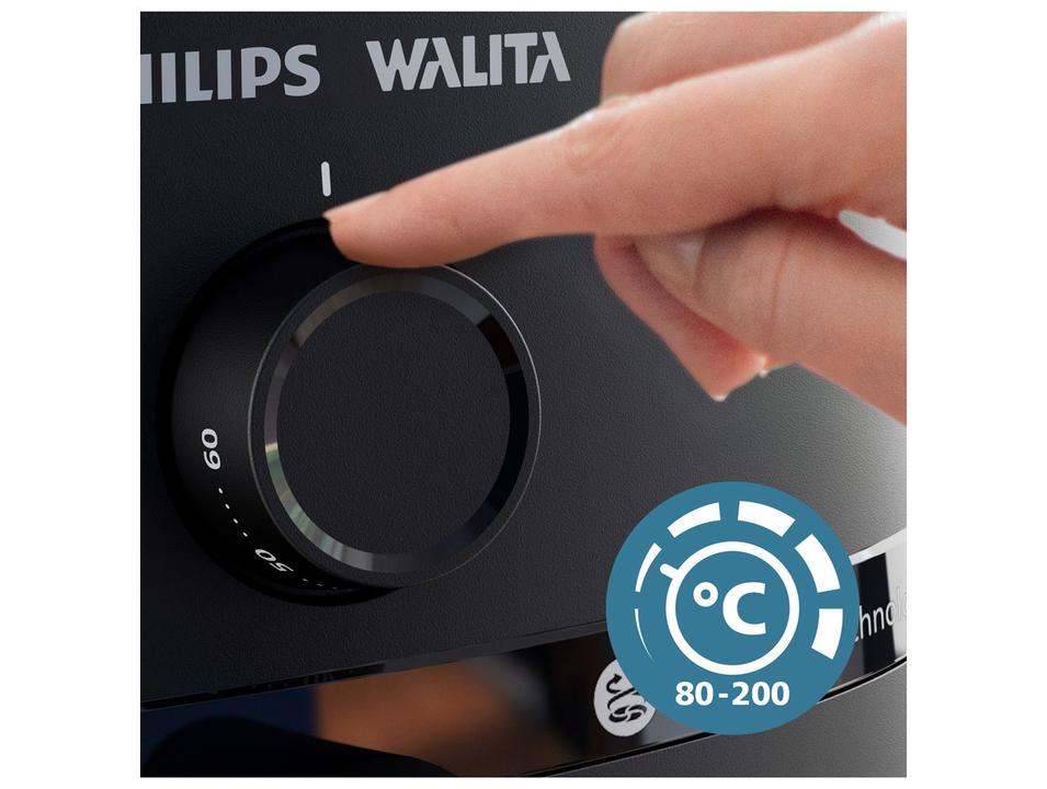 Air Fryer Philips Walita Série 1000 NA130/00 Preto com Timer 6,2L - 3