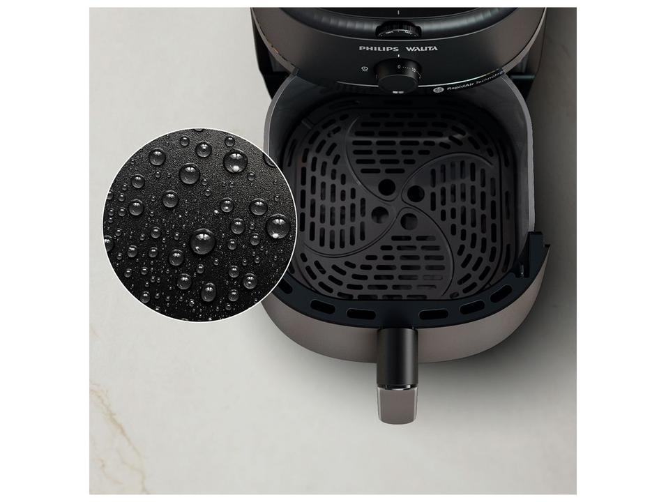 Air Fryer Philips Walita Série 1000 NA130/00 Preto com Timer 6,2L - 4