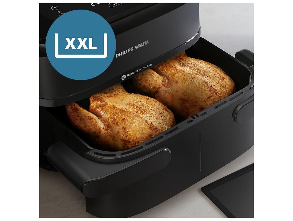 Air Fryer Philips Walita Série 1000 Preto com Timer 7,1L NA150/00 - 1