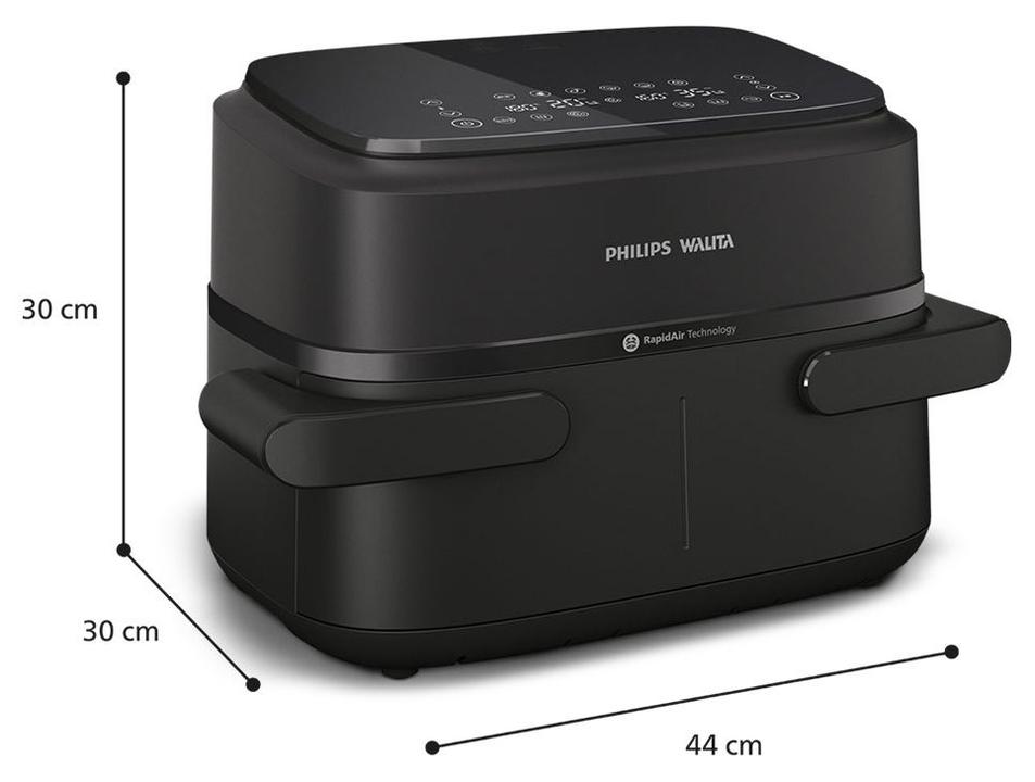 Air Fryer Philips Walita Série 1000 Preto com Timer 7,1L NA150/00 - 12