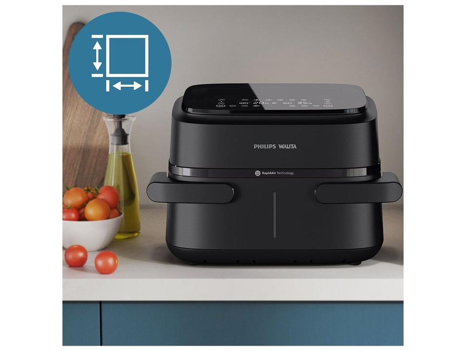 Air Fryer Philips Walita Série 1000 Preto com Timer 7,1L NA150/00 - 5