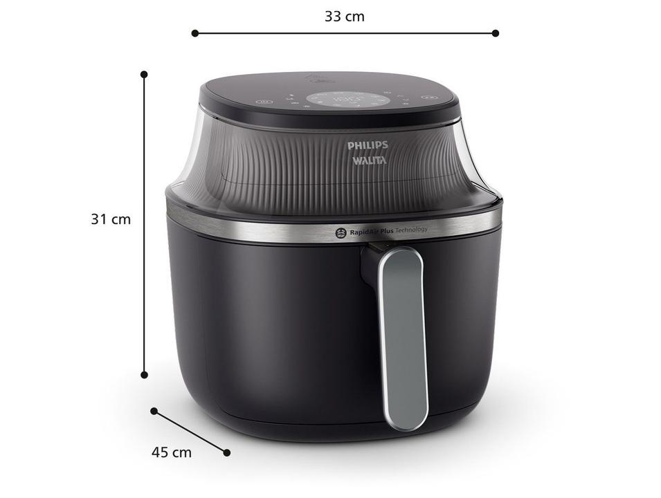 Air Fryer Philips Walita Série 3000 NA341/00 7,2L Preto NA341/00 - 13