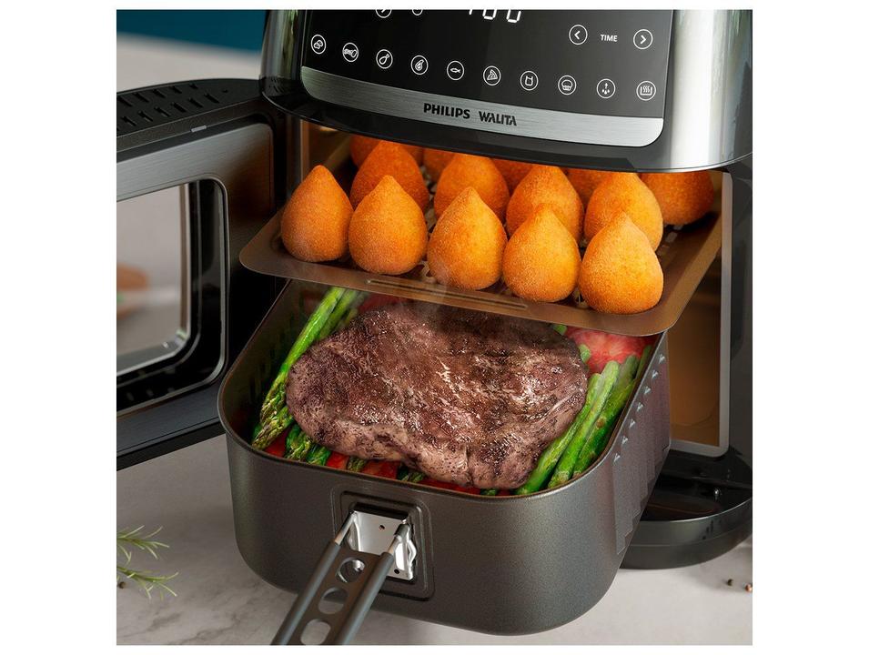 Air Fryer Philips Walita Série 5000 AI551/08 Preto com Timer 12L - 4