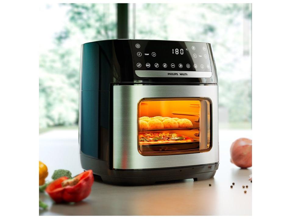 Air Fryer Philips Walita Série 5000 AI551/08 Preto com Timer 12L - 1