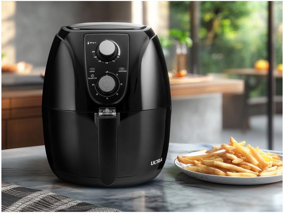 Air Fryer Ultra AF-UT-01 Preta com Timer 3,2L - 2