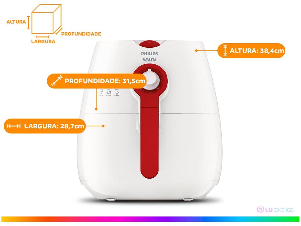 Air Fryer Walita Philips Daily RI9217 Branca com Timer - 5
