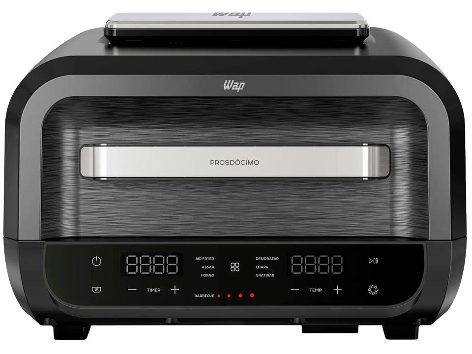 Air Fryer Wap Barbecue Flame 10L Digital Preta e Cinza FW012054 - 8