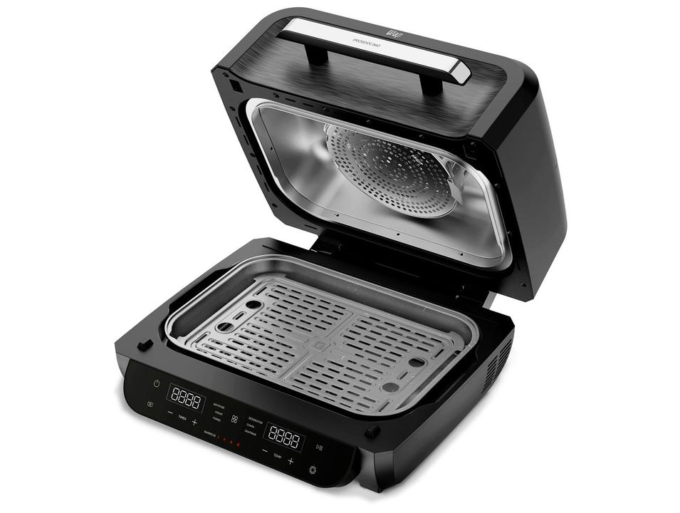 Air Fryer Wap Barbecue Flame 10L Digital Preta e Cinza FW012055 - 9