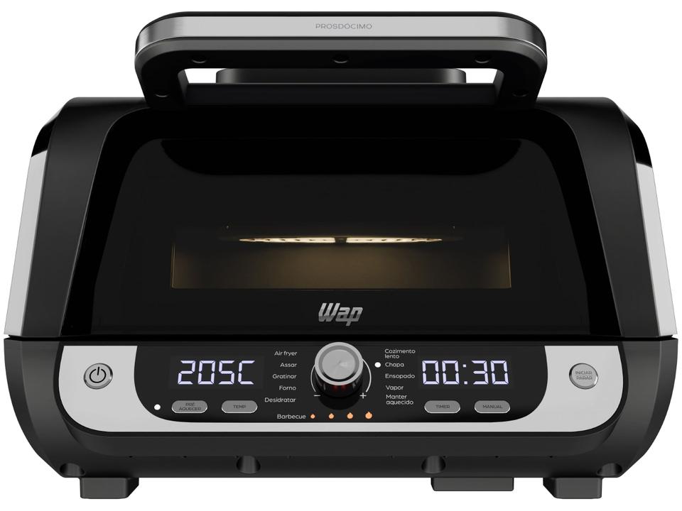 Air Fryer Wap Barbecue Preto e Cinza com Timer - 3