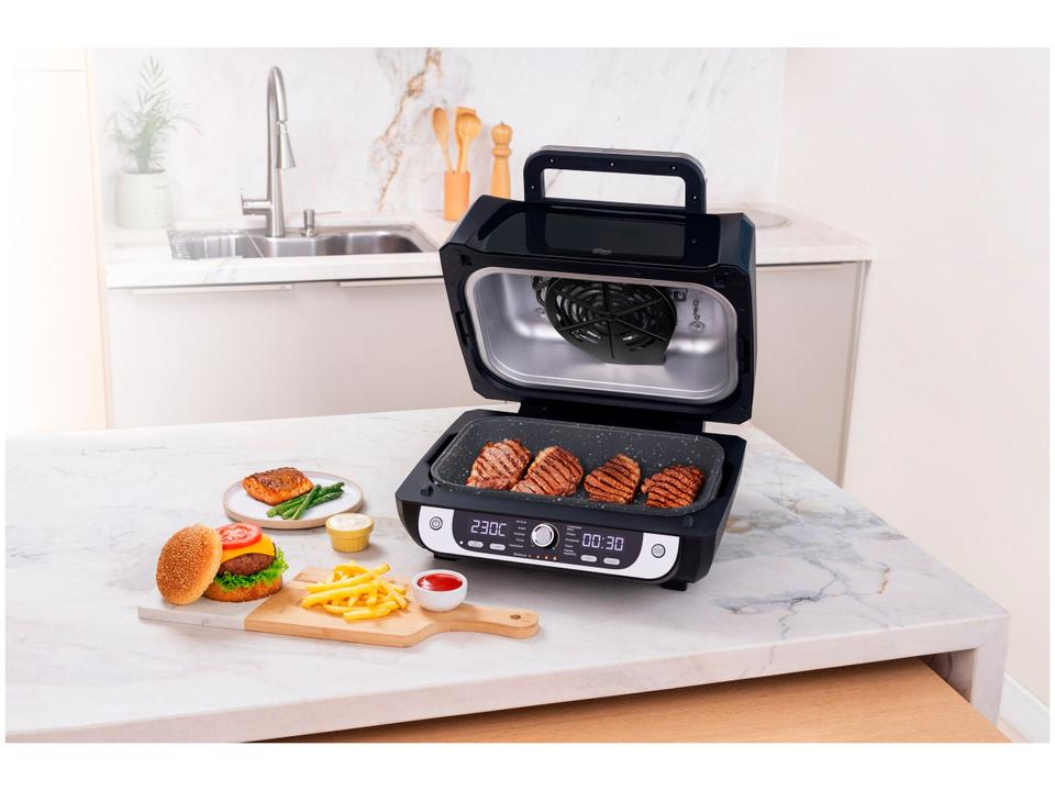 Air Fryer Wap Barbecue Preto e Cinza com Timer - 2