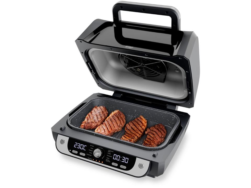 Air Fryer Wap Barbecue Preto e Cinza com Timer - 3