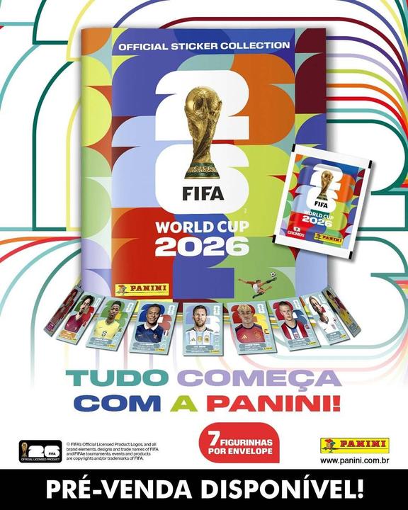 Álbum de Figurinhas Brochura Copa do Mundo FIFA 2026 EUA Panini - 1
