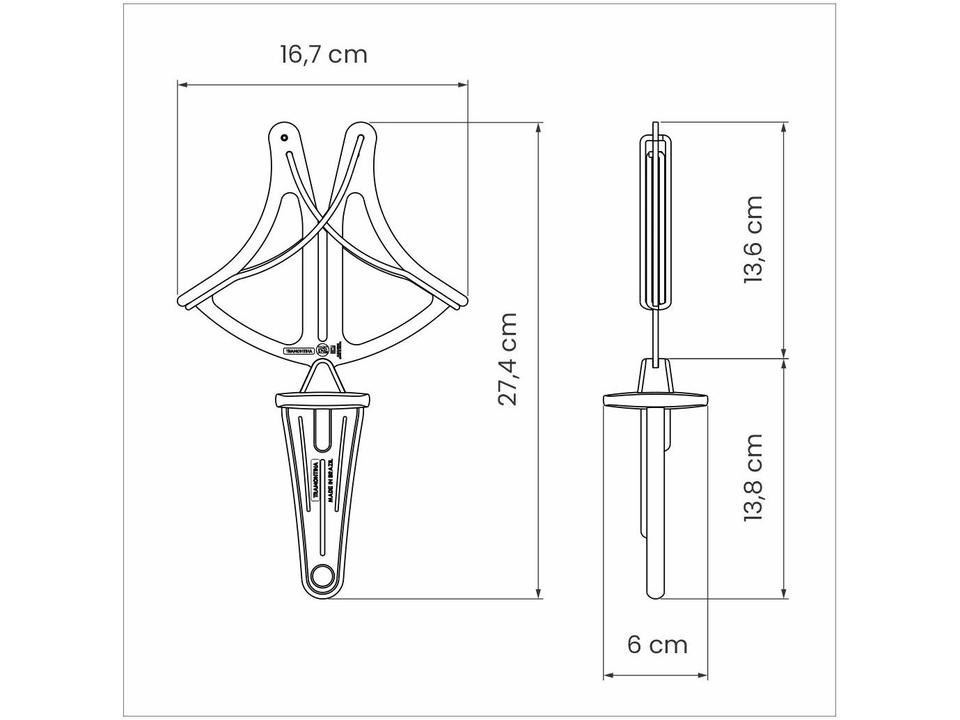 Alinhador de Fio Profissional Tramontina Branco - 3