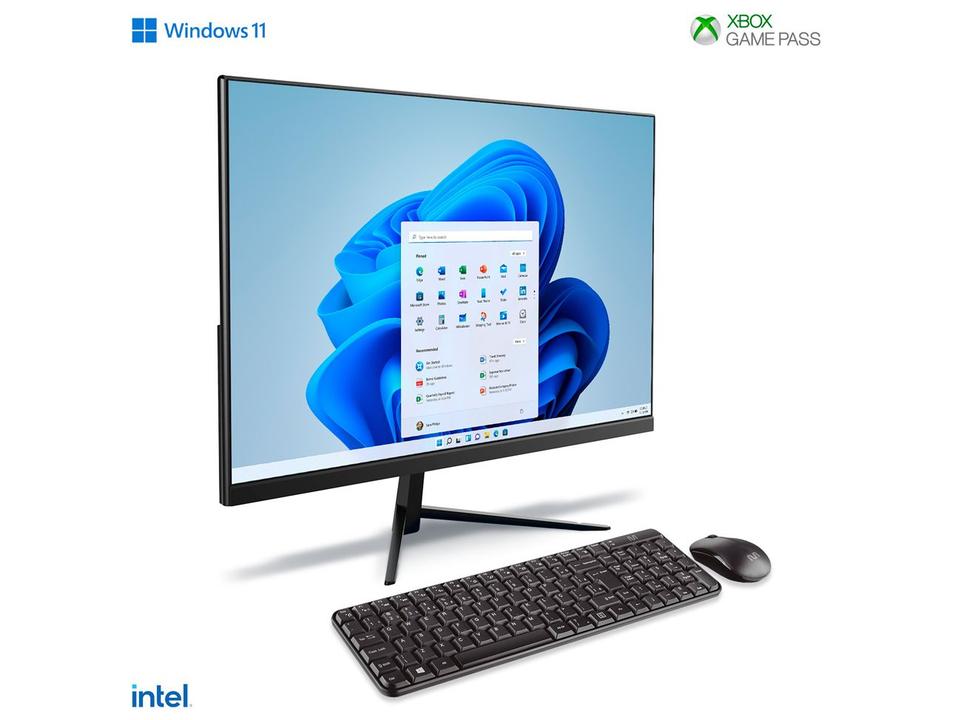 All in One Multilaser UB845 Intel Core i3 8145U 4GB 128GB SSD LED 23,8" Full HD Windows 11 - 3