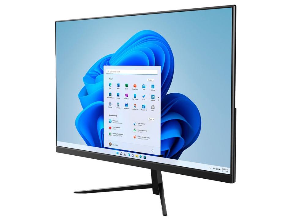 All in One Multilaser UB845 Intel Core i3 8145U 4GB 128GB SSD LED 23,8" Full HD Windows 11 - 4