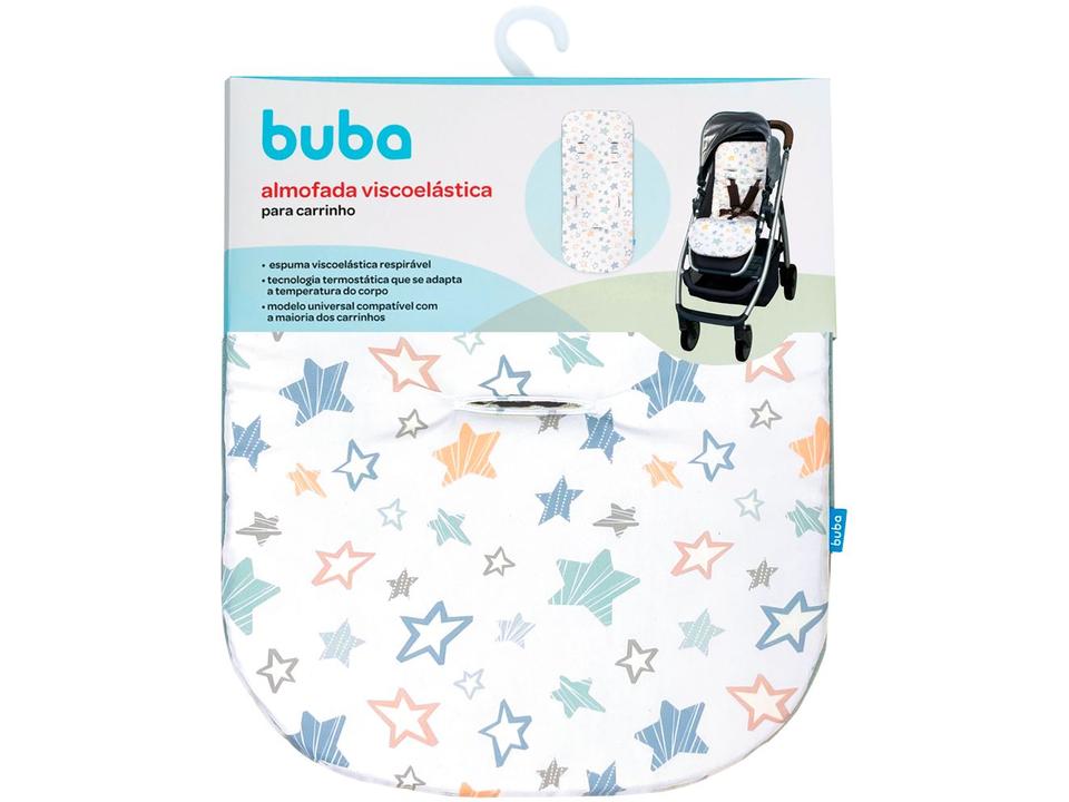 Almofada para Carrinho de Bebê Estrelas Buba Azul - 3