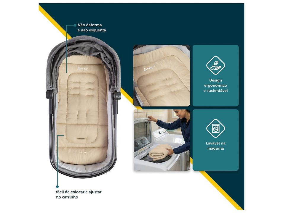 Almofada para Carrinho de Bebê SafeComfort Orgânica Safety 1st Bege - 3
