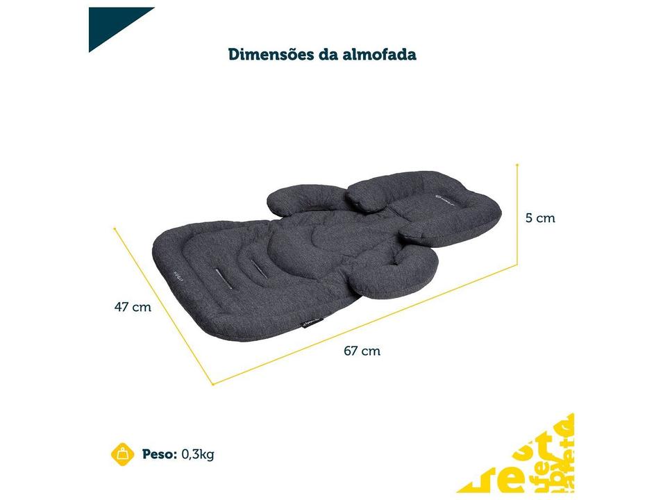 Almofada para Carrinho de Bebê SafeHuggy Safety 1st Preto - 6