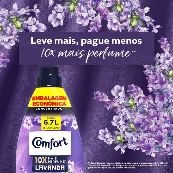Amaciante Comfort Concentrado Mais Perfume Lavanda 1,5L - 4