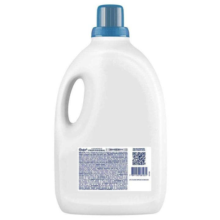 Amaciante Comfort Lavanderia Perfect White Concentrado Profissional 5L - 2