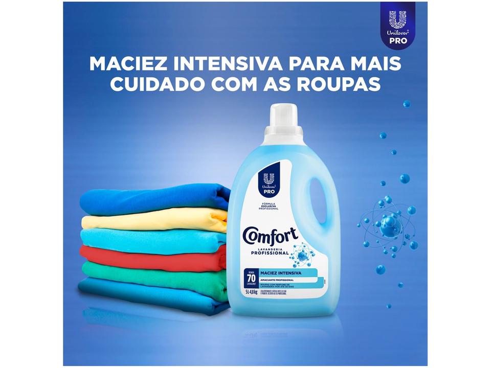 Amaciante Comfort Lavanderia Profissional Maciez Intensa 5L - 5