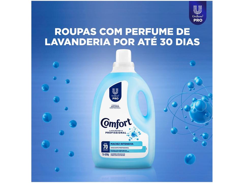 Amaciante Comfort Lavanderia Profissional Maciez Intensa 5L - 4
