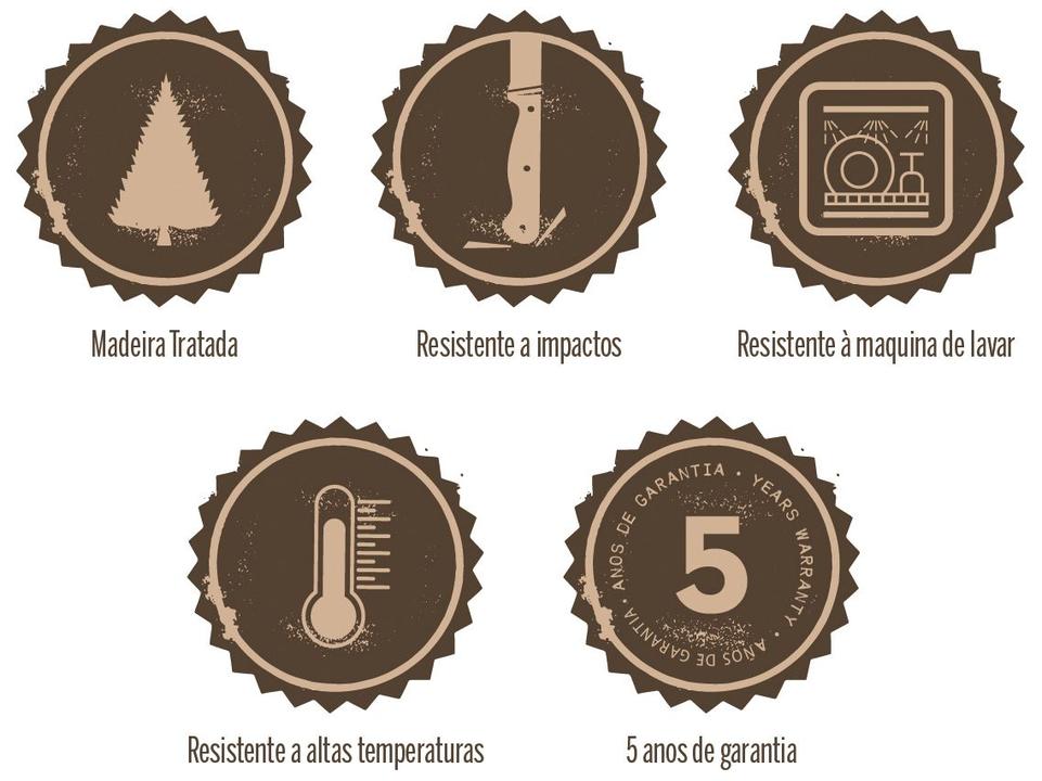 Amassador de Batata Inox Tramontina Polywood - 4