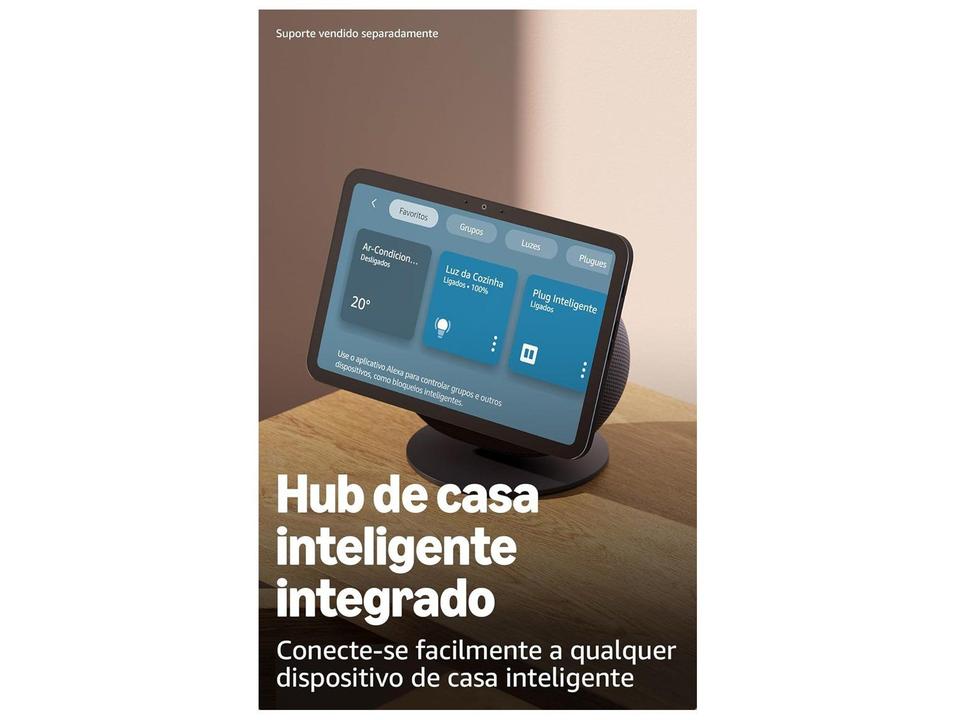 Amazon Echo Show 8 - Com novo design tela vibrante HD de 8,7" Áudio espacial e Alexa - Com acesso Alexa+ - 2