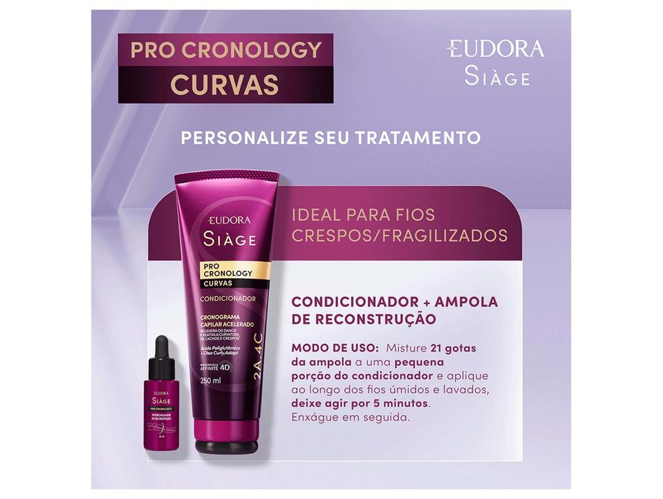 Ampola Potencializador de Reconstrução Eudora Siàge Pro Cronology 30ml - 3