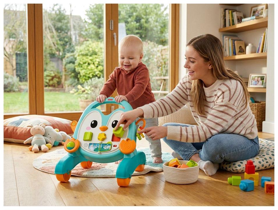 Andador Infantil Fisher-Price Pinguim de Empurrar - 1