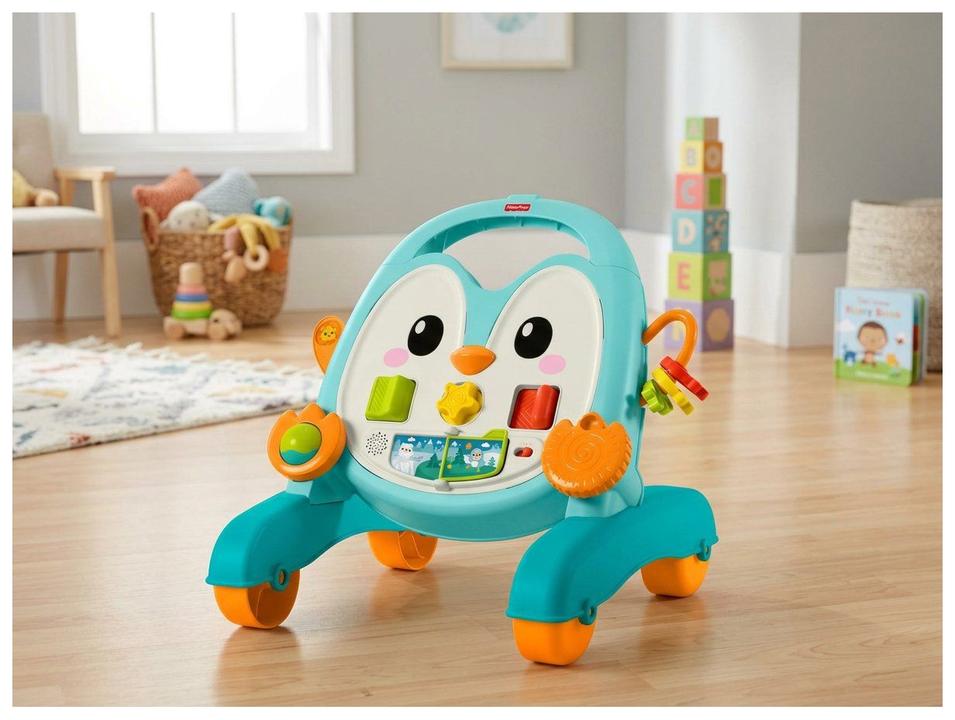 Andador Infantil Fisher-Price Pinguim de Empurrar - 2