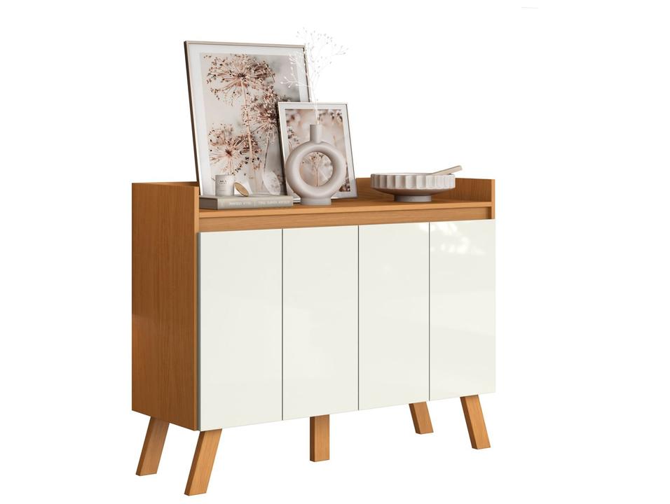 Aparador Buffet Moderno 4 Portas Aramóveis Lis - 3