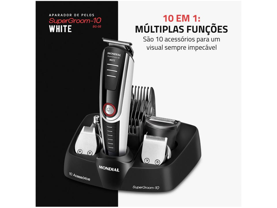 Aparador de Pelos Mondial Super Groom 10 BG-08 - 1
