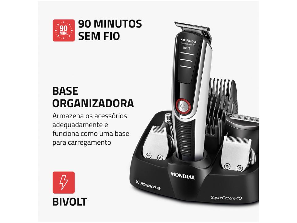 Aparador de Pelos Mondial Super Groom 10 BG-08 - 5