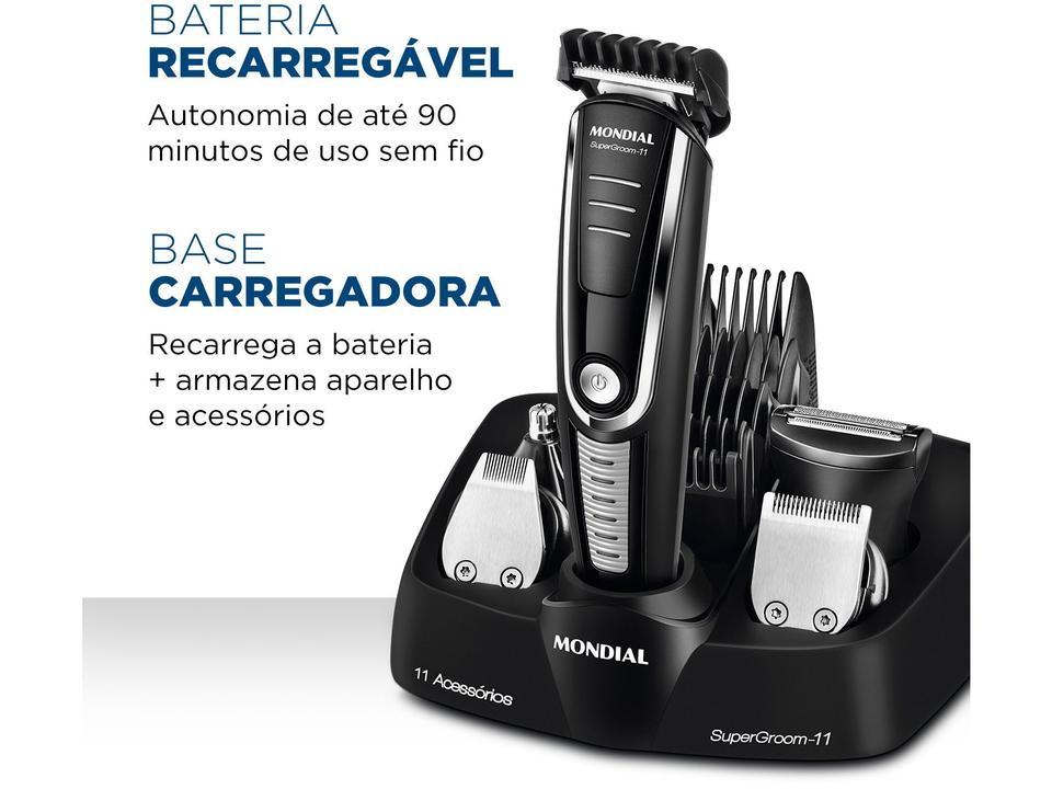 Aparador de Pelos Mondial Super Groom 11 em 1 - 3