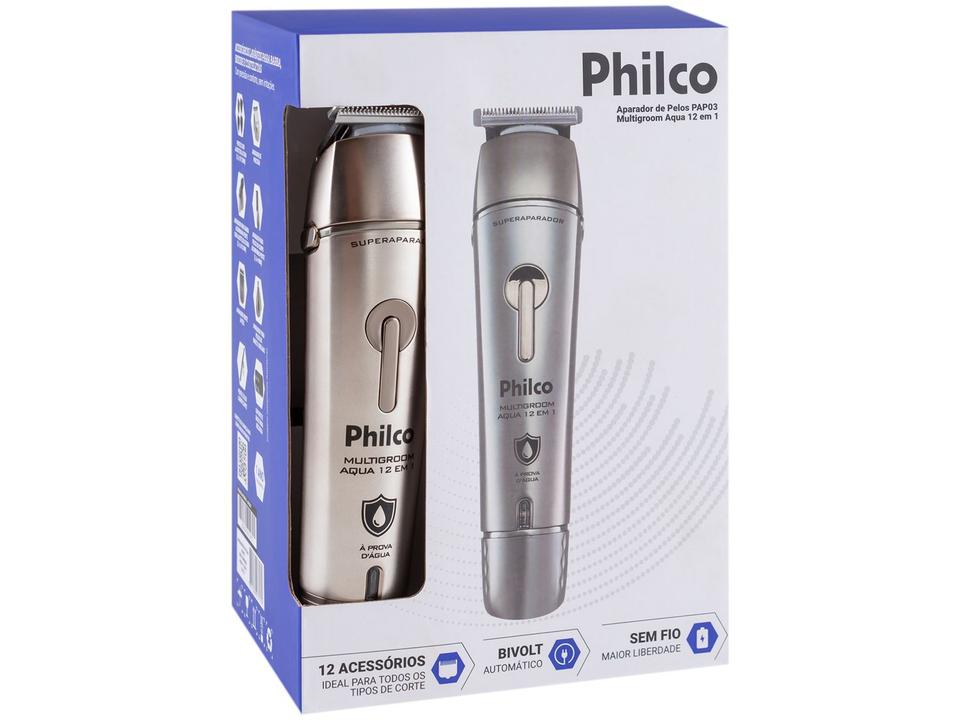 Aparador de Pelos Philco Multi Groom Aqua PAP03 - 11