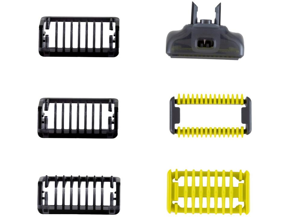 Aparador de Pelos Philips OneBlade QP2824/10 à Prova dágua 1 Velocidade 4 Pentes - 10