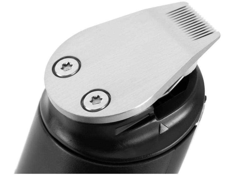 Aparador de Pelos Super Groom 10 BG-03 Mondial 6W Bivolt Preto e Azul - 22