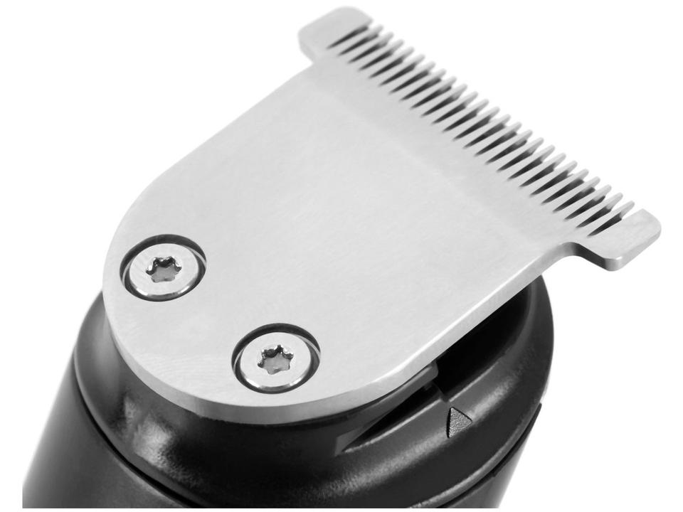 Aparador de Pelos Super Groom 10 BG-03 Mondial 6W Bivolt Preto e Azul - 21