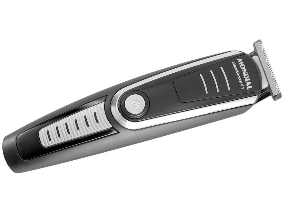 Aparador de Pelos Super Groom 11 BG-05 Mondial 6W Bivolt Preto e Prata - 7