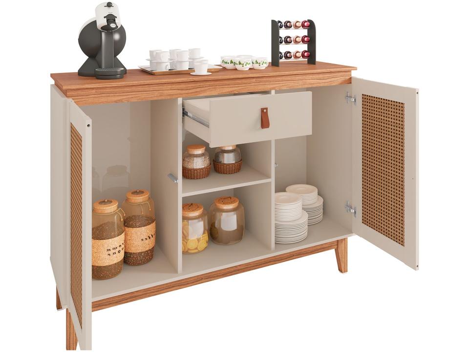 Aparador Retrô 2 Portas 1 Gaveta Casa D Diamante - 2