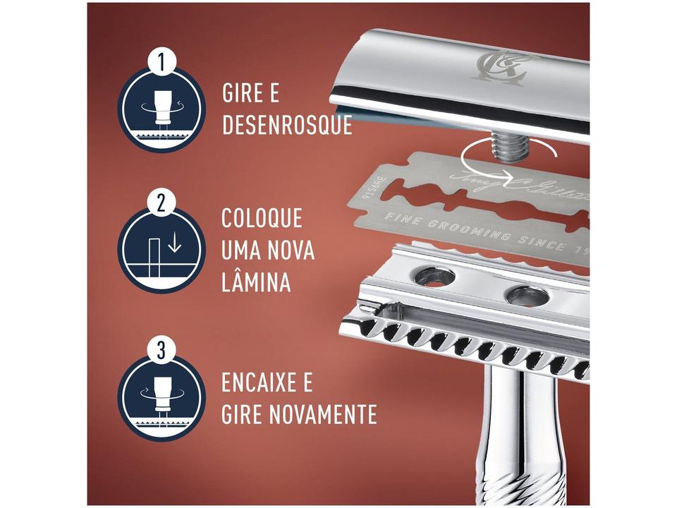 Aparelho de Barbear Recarregável Gillette Clássico - 5