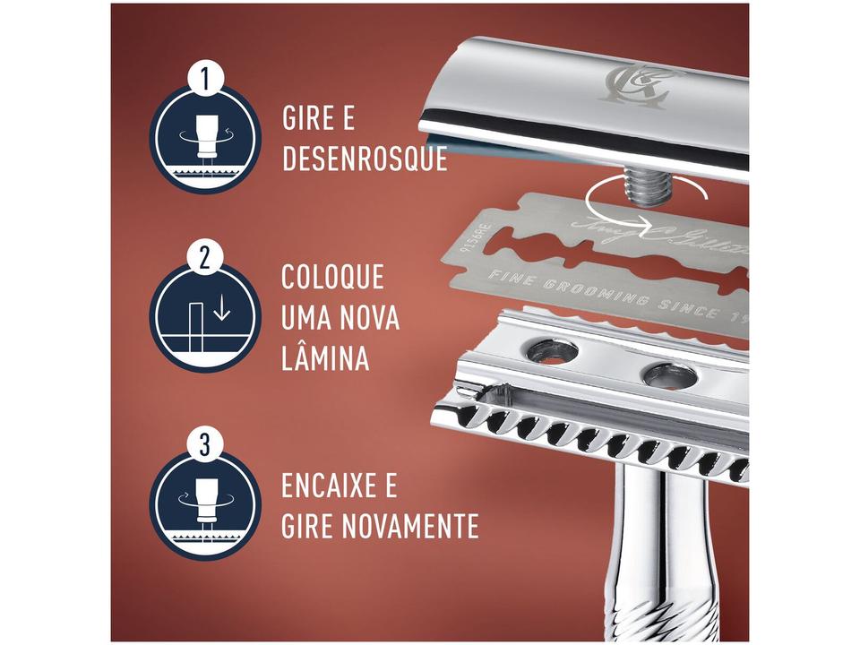 Aparelho de Barbear Recarregável Gillette Clássico - 5