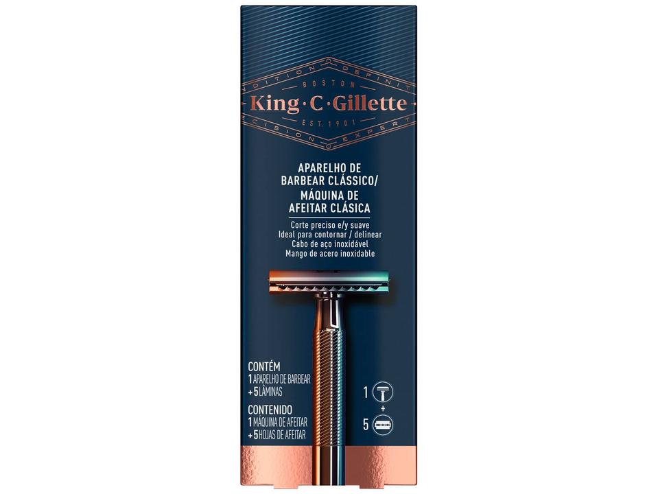 Aparelho de Barbear Recarregável Gillette Clássico - 2