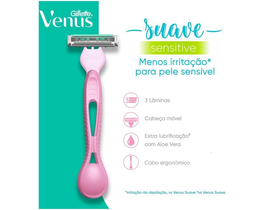 Aparelho de Depilação Gillette Venus 6 Unidades - 1