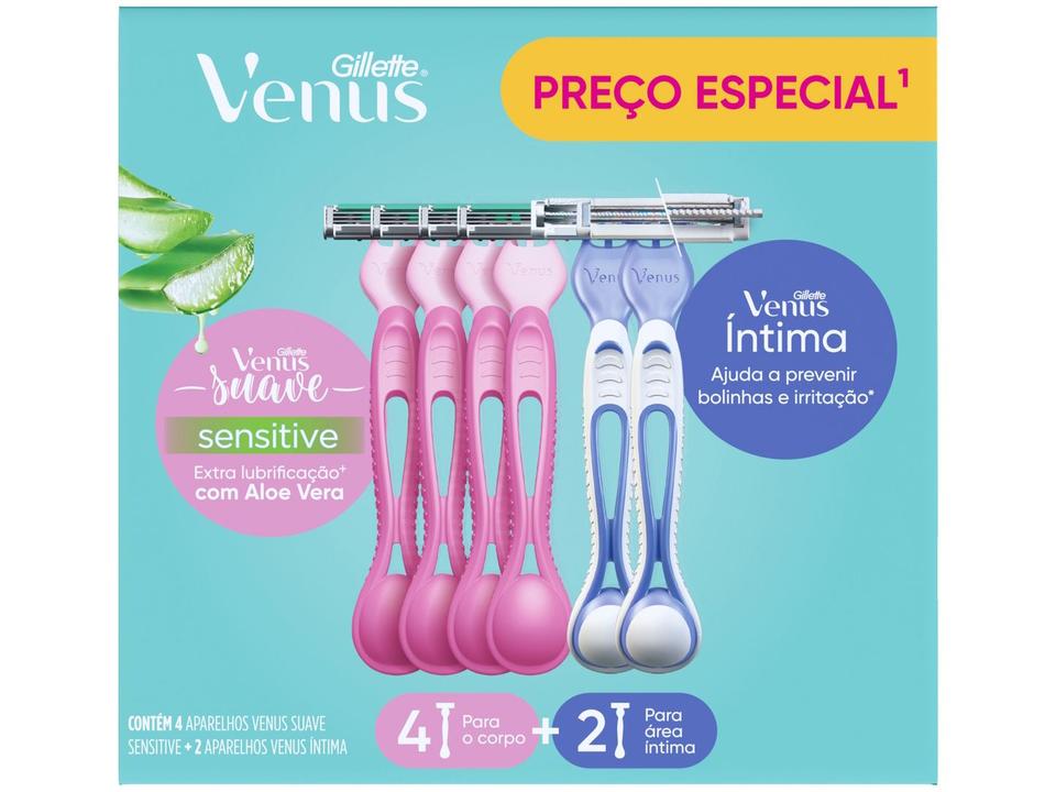 Aparelho de Depilação Gillette Venus 6 Unidades - 8
