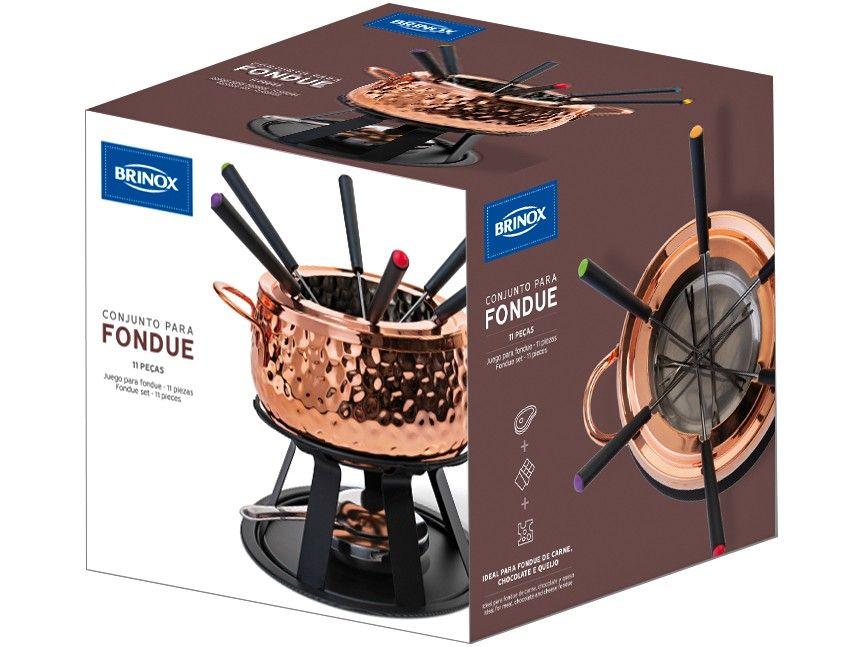 Aparelho de Fondue Brinox Cobre 11 Peças 1256100 - 2
