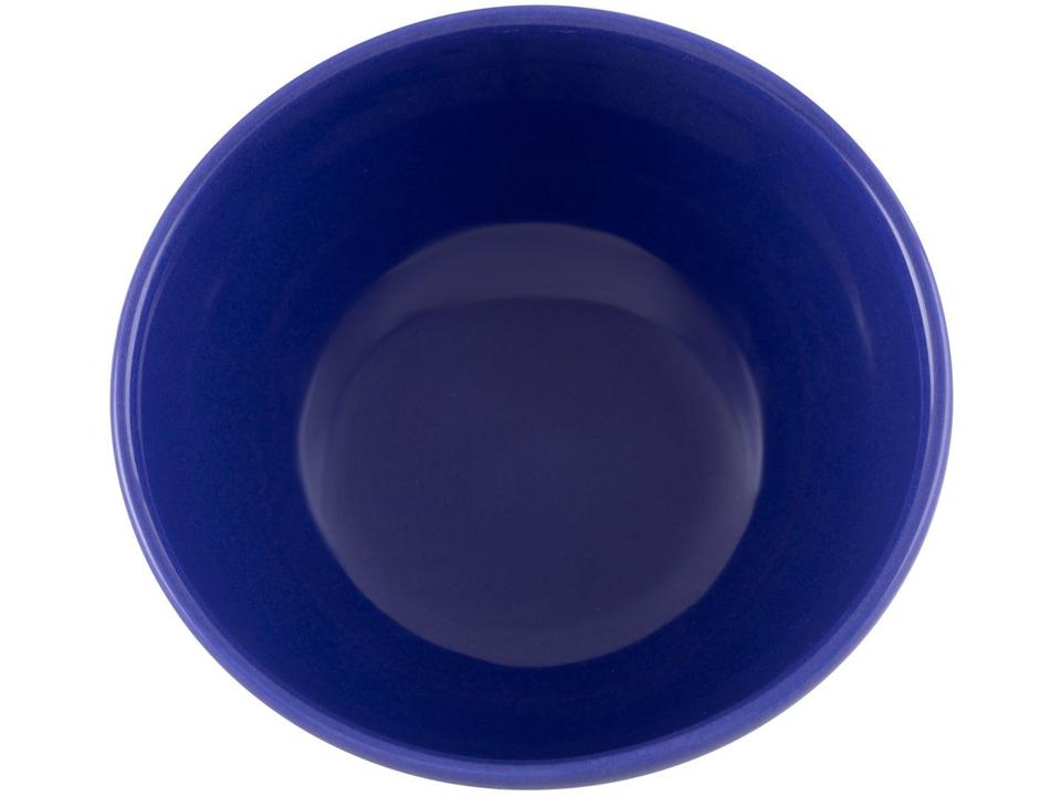 Aparelho de Jantar 12 Peças Alleanza Cerâmica Branco e Azul Redondo Antique - 8